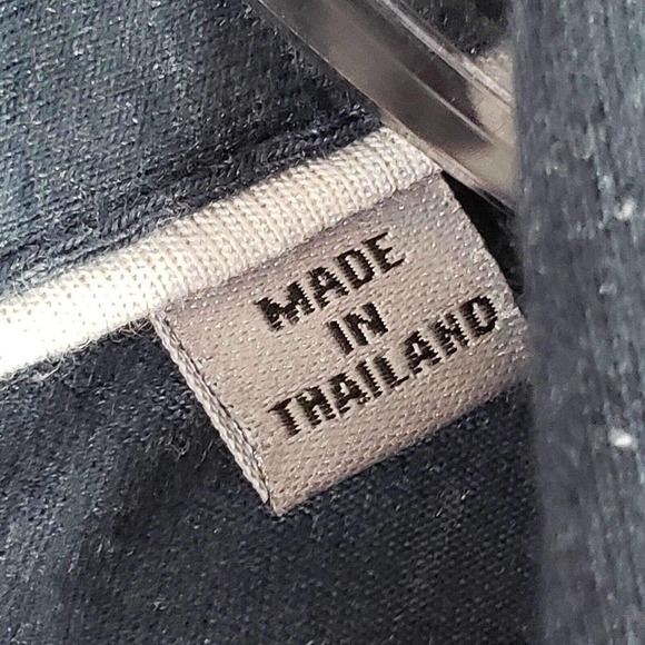 Link Soul Shirt Men’s Medium Navy Short Sleeve Button Golf Polo Cotton - Picture 9 of 11